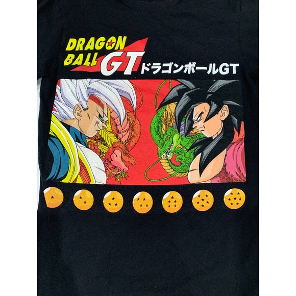 Dragon Ball GT Kids' Goku Face Off with Vegeta Baby Kanji Anime T-Shirt Size XS - Picture 3 of 6